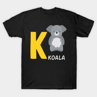 Alphabet K funny T-Shirt